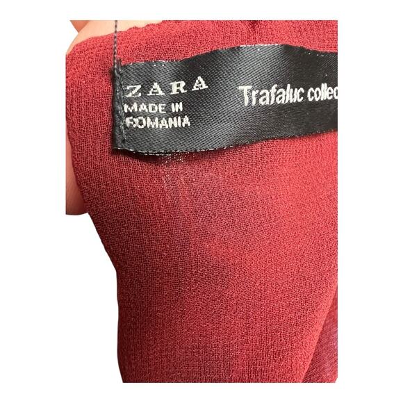 Zara Trafaluc Collection Women's Tunic Mini Dress Small Patchwork boho Indie - Picture 8 of 8